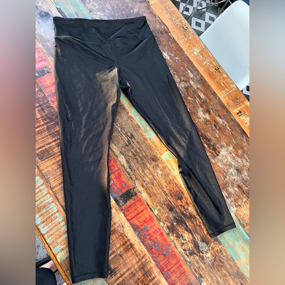 Athleta Elation Sheen Black Leggings